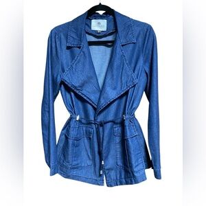 1 Sunset Lane Women’s Magnolia Chambray Lightweight Jacket Size M - EUC